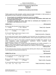 Toate subiectele şi baremele de la ultima probă de examen pot fi consultate pe subiecte.edu.ro. Barem Geografie Bac 2019