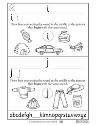 practicing letters i and j 1st grade kindergarten preschool reading writing worksheet greatschools