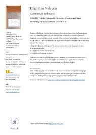 Buy a virtual number in malaysia at competitive rate: Pdf English In Malaysia Current Use And Status David Deterding And Toshiko Yamaguchi Academia Edu