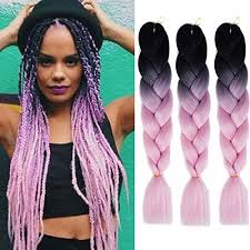Ombre human hair extensions black to brown. Jumbo Braids Colorful Synthetic Kanekalon Hair Extensions For Diy Crochet Box Braiding Ombre 2tone Black Pink 3pcs 100g Pcs 24inches Wantitall