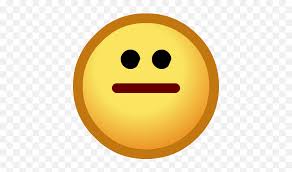 A yellow face with flat, closed eyes and mouth. Straight Face Emoji Transparent Png Clipart Free Download Club Penguin Emoticon Straight Face Neutral Emoji Free Transparent Emoji Emojipng Com