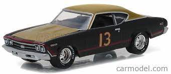 A request my brother gave me last night. Greenlight 44750 Masstab 1 64 Chevrolet Chevelle N 13 Coupe 1969 With Fear Talladega Nights The Ballad Of Ricky Bobby Movie Black Gold