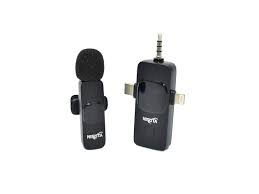 Microfono Inalambrico 2.4Ghz Recepto USB-C/Lightning/3.5mm Nisuta (NSMICW2)