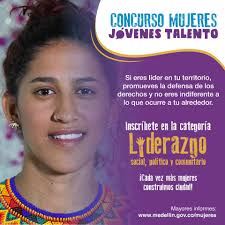 🙌🏻📝🙋‍♀¡Inscríbete en el concurso Mujeres Jóvenes Talento!  👉🏻👱🏻‍♀👩🏻Destacamos las habilidades de las mujeres de la ciudad que  con su participación en liderazgo, emprendimiento, artes, entre otros, son  un modelo a seguir para
