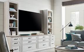 They're usually designed around supporting a tv this stand also does well stylewise with its simple design and plenty of color options to match your room's decor. Where To Place A Tv In Any Room Bassett Furniture