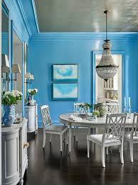 34 Enchanting Blue And White Rooms Dining Room Blue European Home Decor Dining Room Design