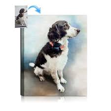 Log in using your email: Hand Painted Watercolor Dog Portrait Digitally Brushed By Master Portrait Artist