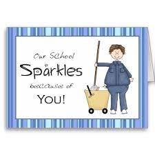 It's always a good idea to send a thank you note for a gift, especially if the gift arrived via mail or the giver wasn't around to see you open it. School Custodian Thank You Card Zazzle Com School Custodian Teacher Appreciation Printables Teacher Appreciation Doors