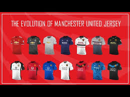 Nike manchester united fc away jersey. The Evolution Of Manchester United Jersey Youtube