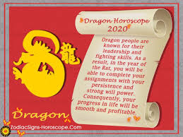 Dragon Horoscope 2020 Love Career Finance And Monthly