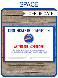 Free lego certificate template these pictures of this page are about:lego certificate template. Astronaut Training Certificate Template Printable Space Birthday Party Favors