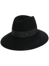 Maison Michel Fedora Hat Black Maison Michel Hat Maison Michel Fedora Hat
