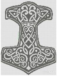 Boro & sashiko, harmonious imperfection: Thors Hammer Dragon Cross Stitch Cross Stitch Embroidery Knitting Charts