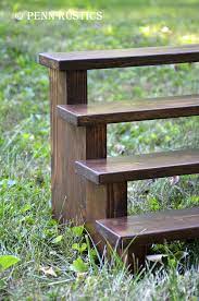 Cupcake Stand 4 Tiered Rustic Wooden Display Stand Etsy Wooden Display Stand Wooden Cupcake Stands Diy Plant Stand