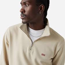 Half Zip Sweatshirt Sweat Levis Beige Buy Stone Half Zip Sweatshirt From  The Next UK Online