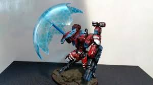 Tau Xv104 Riptide With Overcharged Shield Generator Forum Dakkadakka Tau Warhammer Tau Empire Tau Battlesuit