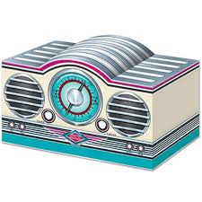 Deko 50er jahre, viele artikel (teilw. Rock N Roll Retro Radio Tischdeko 50er Jahre Party Partydeko Partyartikel Fur Mottopartys Im Fixefete De Shop Kaufen