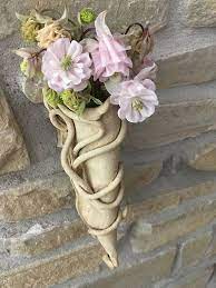 Wall Flower Holder Flower Vase Wall Flower Vase Wall Vase Ceramic Vase Vase For Flowers Indoor Wall Vase Flower Hanger Hanger Vase Wall Flower Vases Hanging Flower Wall Wall Vase