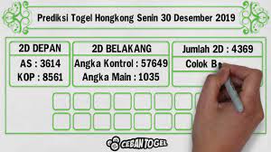 Prediksi Hongkong Senin 30 Desember 2019 Youtube