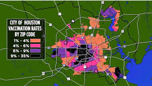 Maptechnica houston, texas zip code boundary map (tx). Covid 19 Vaccination Rate Map For Houston Houston