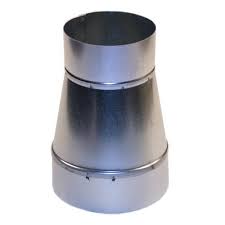 6x5 Round Duct Reducer 6 To 5 Adapter Hvac Duct Galvanized Sheet Metal Hvac Filters