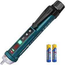 Voltage presence is useful information to have when troubleshooting or working on a failed asset. Hanmatek Non Contact Voltage Tester With 9 Gear Adjustable Sensitivity Voltage Detector Pen Ac Circuit Tester Tool Lcd Display Led Flashlight Buzzer Alarm Range12v 1000v Live Null Wire Judgment Ac1 Amazon Co Uk Diy Tools