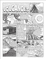 Red cross symbol coloring page akildefteri info. Volcanoes Coloring Page And Crossword Puzzle By Color Me Scientifically