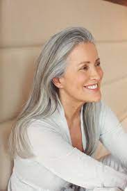 Pin By Barbara Brown On Grey Doesn T Mean Crone Long Gray Hair Silver Blonde Silver Hair