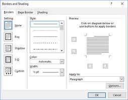 972 page borders that you can download and print in your choice of file formats. How To Use Microsoft Word S Borders And Shading Dialog Box Dummies