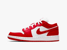 Gs Air Jordan 1 Low Gym Red In 2020 Jordan 1 Low Jordan 1 Red Jordans