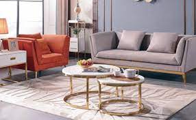 However, always make sure to measure before buying a new coffee table. China Sofa Table Set Off White Marble Coffee Table With Metal Legs In A Brushed Finish Photos Pictures Made In China Com