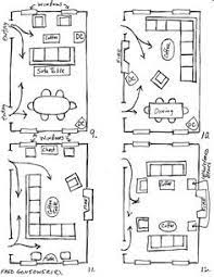 Arranging Furniture Twelve Different Ways In The Same Room Living Room Dining Room Combo Rectangle Living Room Living Room Furniture Layout