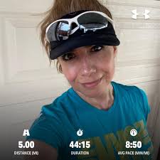 My run🏃‍♀️ and cycle class had me saying exactly what my sweaty tee says,  but now I feel great and know I will sleep like a baby 💪😅! #stayhard!  #marathontraining #grit