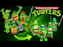 Ninja turtle coloring page printable connect the dots game would. Teenage Mutant Ninja Turtles Coloring Pages Book Tmnt Transforms Into Lego Turtles Youtube