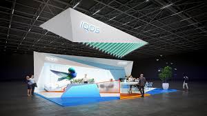 Iqos Exhibition Booth Design Concept Gm Stand Design Booth Design Exhibition Booth Design Exhibition Booth
