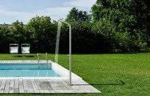 This outdoor shower easily connects to a standard garden hose. áˆ Outdoor Pool Shower Buy Outside Pool Showers Online