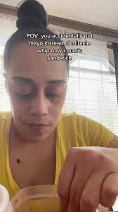Catching Mayo in Mouth Instead of Whipped Cream