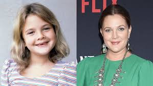 Drew barrymore went braless and barefoot in matching sweatshirt and pants while on a walk through new york city. Drew Barrymore S Transformation See Then Now Photos Of The Actress Hollywood Life