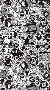 Background Black And White Graffiti Wallpaper Image Via We Heart It Https Weheartit Com Entry 174834510 Background Black Blackandwhite C Chat Wallpaper Whatsapp Pop Art Wallpaper Iphone Wallpaper Sky