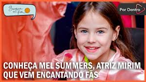 Conheça Mel Summers, atriz mirim que será protagonista de novela do SBT