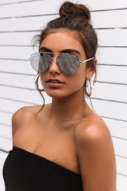 QUAY Roxanne Sunglasses Silver