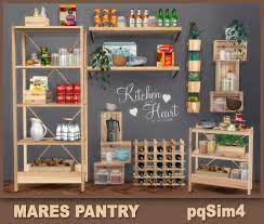 Sims 4 sims 3 sims 2 sims 1 artists. Mares Pantry The Sims 4 Custom Content Muebles Sims 4 Cc Sims Sims 4 Mods