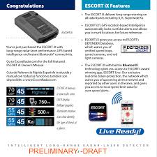 A tutorial on troubleshooting issues that can arise while using detector tools to update your escort radar detector.learn more at. M4ix Radar Detector User Manual Escort Orporated