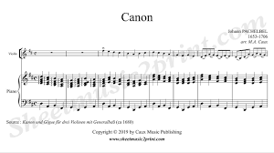 Recomended for treble clef instruments (violin, flute, oboe, saxophones, trumpet, horn, clarinet, clarinet…). Pachelbel Canon In D Major Weddingmusic2print