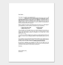 The easiest way to establish an appointment (24 hours a day) is to request one through myhealth. Doctors Appointment Letter 13 Sample Letters Formats
