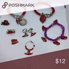 Red Hat Society Lot Of Jewelry Some Wear Red Hat Society Lot Of Jewelry Bracelets Earrings And Pins Some Wear Jewelry Red Hat Society Red Hats Jewelry