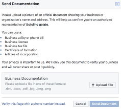 How To Verify Your Facebook Page Step By Step Business Pages Facebook Business Business Tax