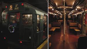 Holiday Nostalgia Rides Are Back On The F Train Rolling Through New York City Every Sunday In Our Backyard Abc7 New York