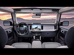 2021 Ford Bronco Interior Youtube Ford Bronco New Bronco Bronco