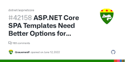 ASP.NET Core SPA Templates Need Better Options for Authentication ...